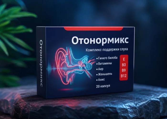 Отонормикс — упаковка курса для слуха